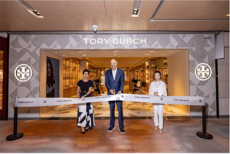 Lagardère Travel Retail partners with Tory Burch to celebrate the opening of standalone boutique in Singapore Changi airport terminal 2